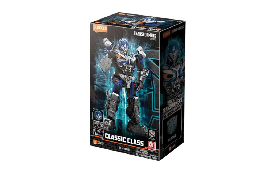 Blokees Model Kits - Transformers (Model Kit) 71151 - Classic Class(CC) 06 - Mirage(10cm) (Luminous Eyes & Chest)